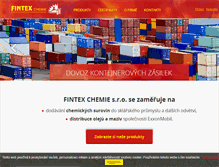 Tablet Screenshot of fintex.cz